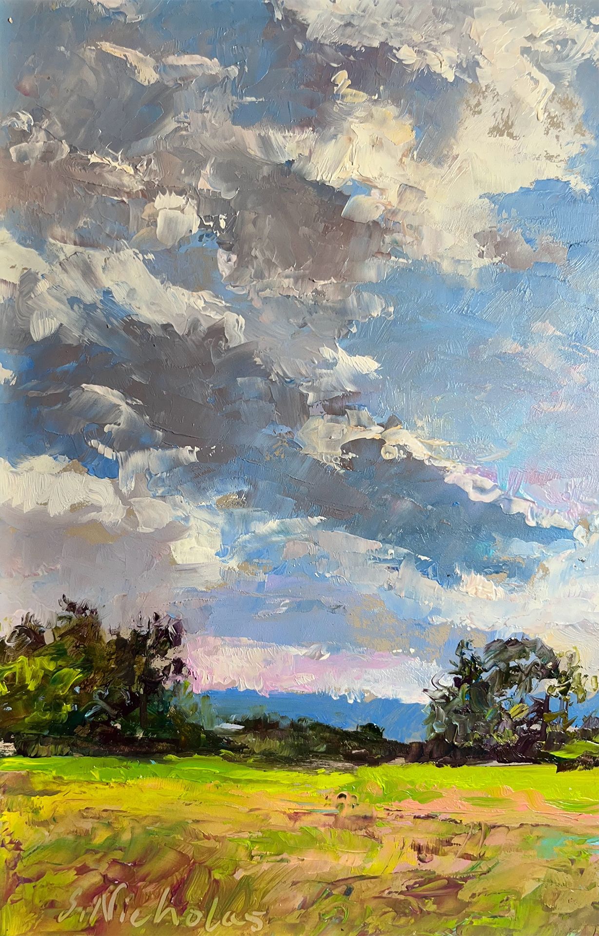Awakening Oil On Panel 9x6